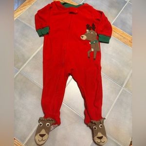 12M Carter's Reindeer Christmas Pj's